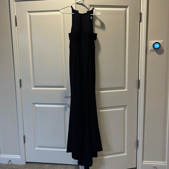 Sherri Hill Navy Prom Dress Size 6 - Picture 1 of 7